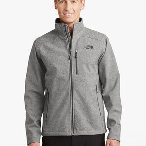 The North Face Men's Gray Jacket Full   Zip Pockets Sz M